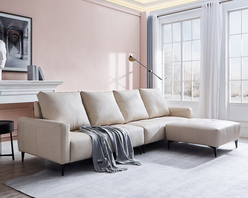 擇木深耕-卡瓦尼L型貓抓皮沙發