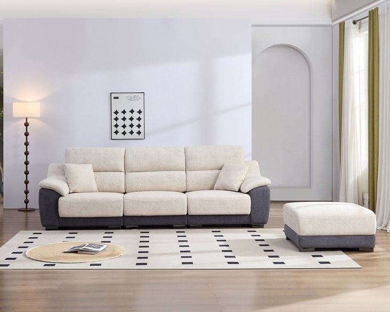 馬蒂尼L型貓抓布沙發｜滑軌式坐墊 × 耐磨防潑水 × 可拆洗布套 – 擇木深耕