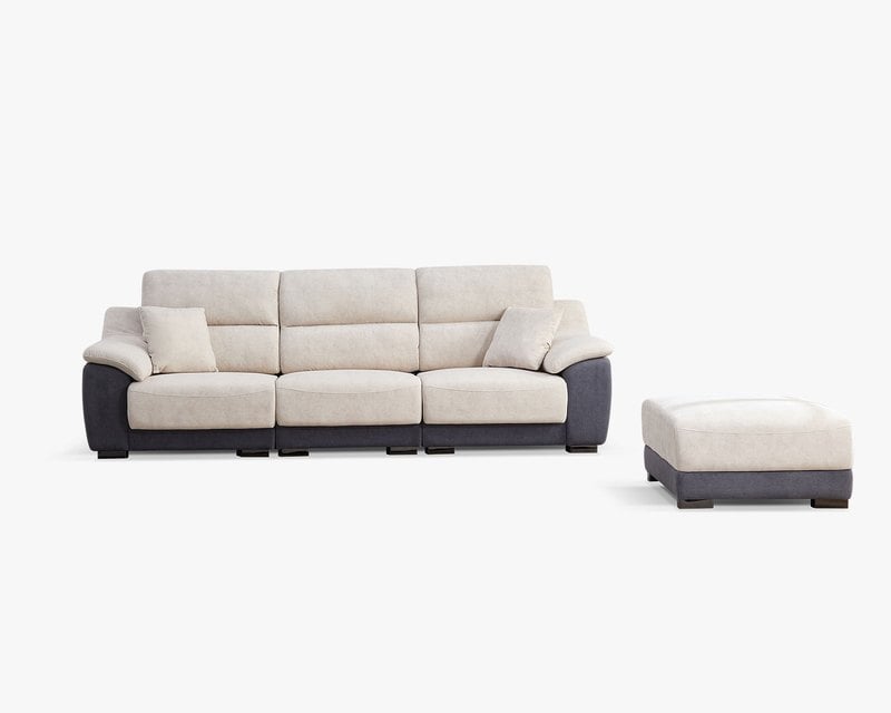 馬蒂尼L型貓抓布沙發｜滑軌式坐墊 × 耐磨防潑水 × 可拆洗布套 – 擇木深耕