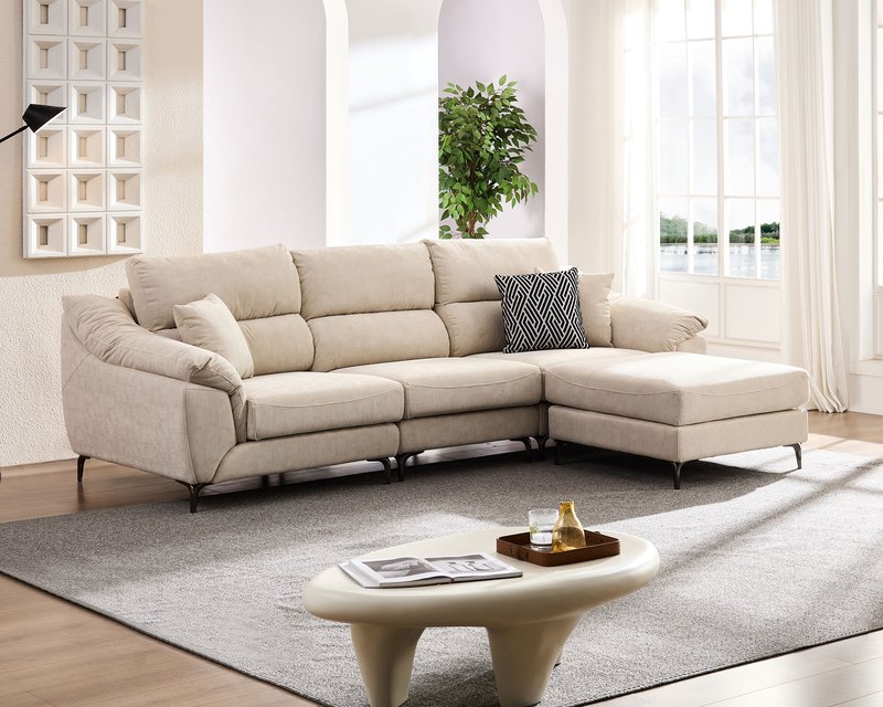 雷克雅 貓抓布組合沙發（二色）｜模組設計 × SGS 檢驗 × 耐磨防潑水 – 擇木深耕