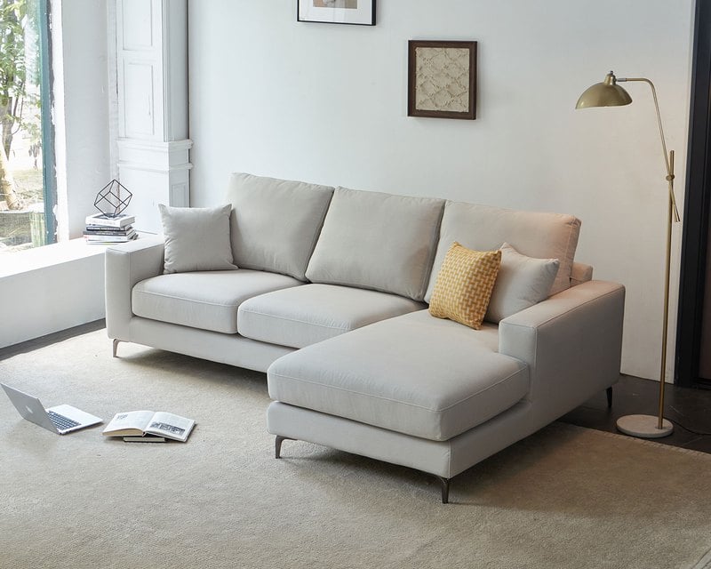 喬安娜L型貓抓布沙發｜耐磨防污防潑水 × 可拆洗布套 × 左右型可選 – 擇木深耕