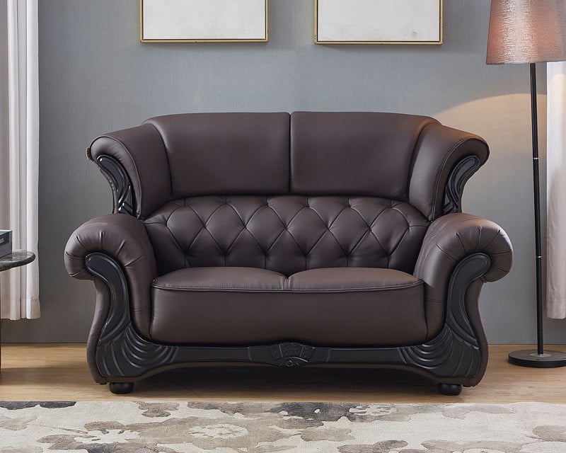 YKS-豪華法式雙人皮沙發