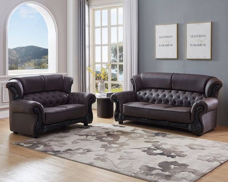 YKS-豪華法式2+3人座皮沙發