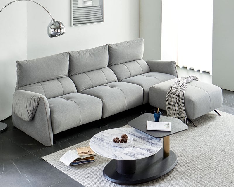 現場展示品出清-擇木深耕-米菲L型貓抓布沙發