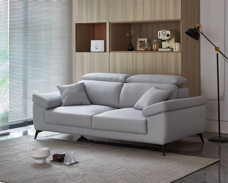 現場展示品出清-擇木深耕-諾拉三人座涼感布沙發