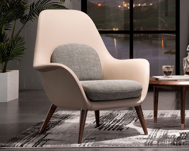 擇木深耕-柏莎北歐單人造型椅