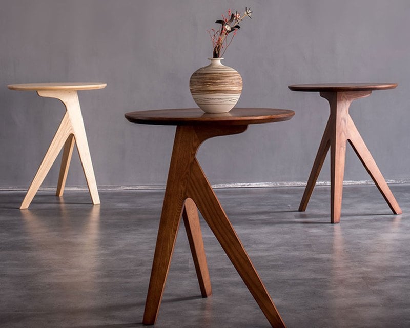 擇木深耕-純粹。簡約造型小茶几 邊几 邊桌(二色)