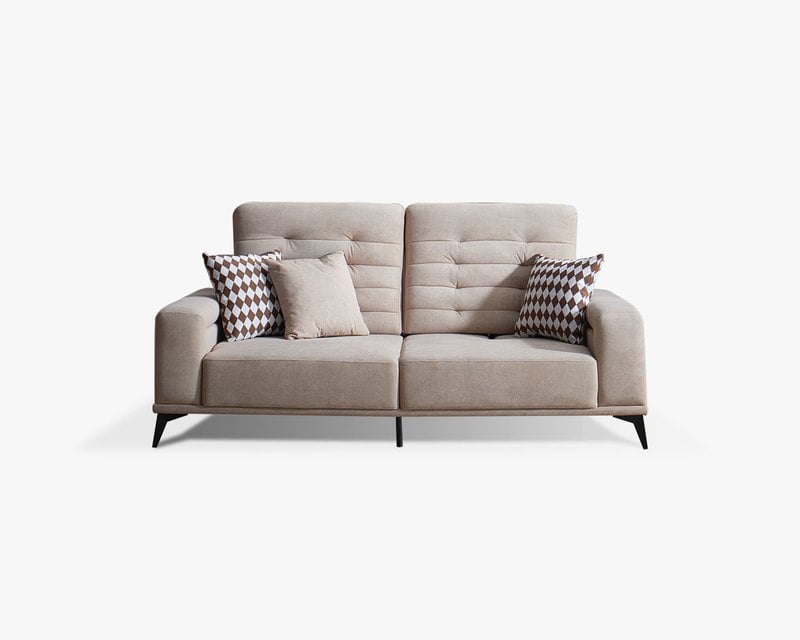 擇木深耕-卡緹雅三人座貓抓布沙發