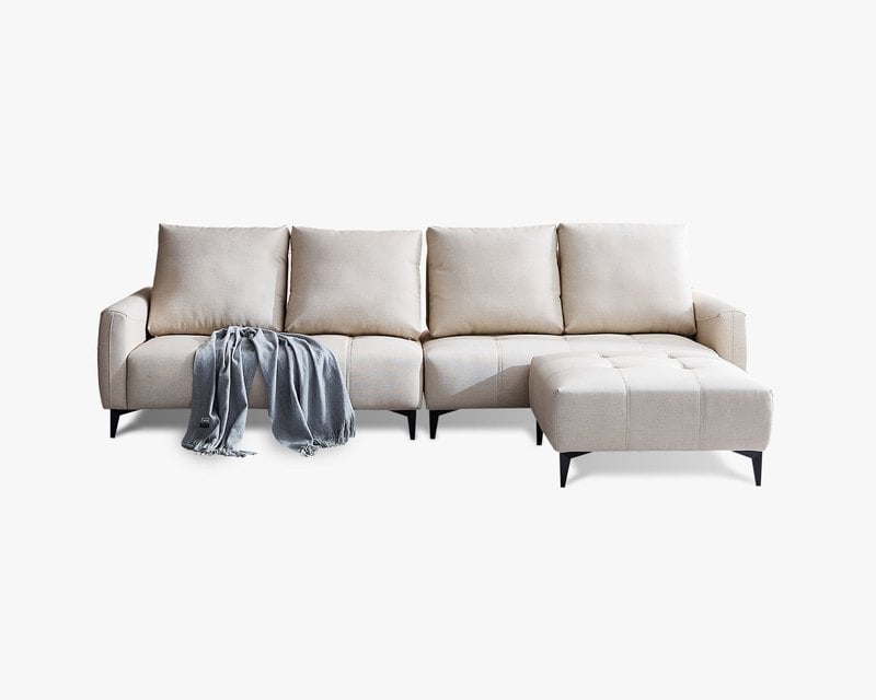 擇木深耕-卡瓦尼L型貓抓皮沙發