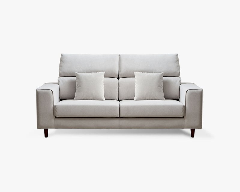 弗洛拉 三人座貓抓布沙發｜皮絨貓抓布 × 防潑水耐磨 × 獨立筒坐墊 – 擇木深耕