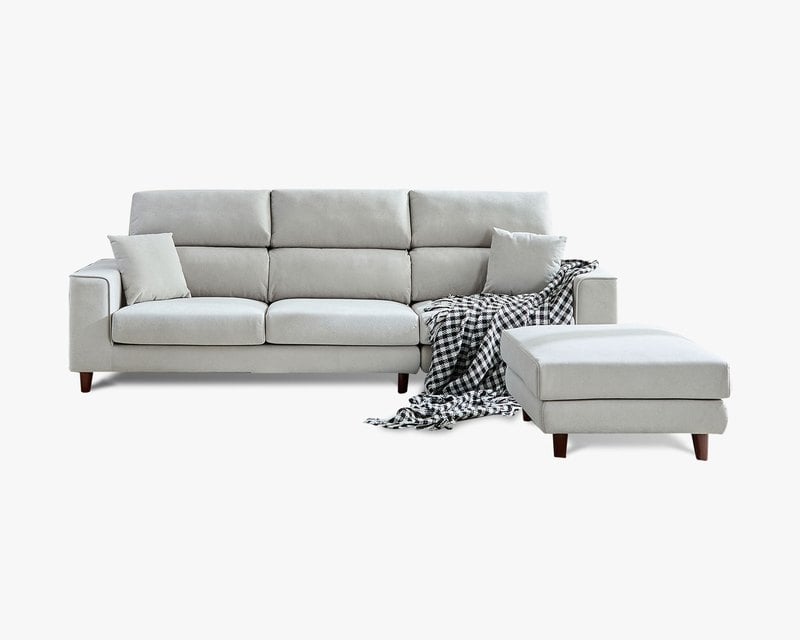 擇木深耕-弗洛拉L型貓抓布沙發