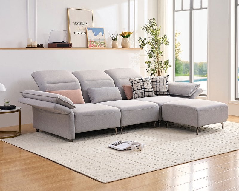 薇朵娜 L 型貓抓布沙發｜耐磨防潑水 × 高密度彈力坐墊 × 十年骨架保固 – 擇木深耕系列