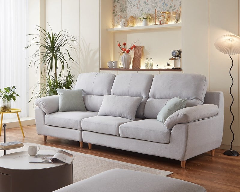 〔芭芭拉 L 型涼感布沙發〕｜機能涼感紗 × 防潑水耐磨 × 左右型自由配置 – 擇木深耕