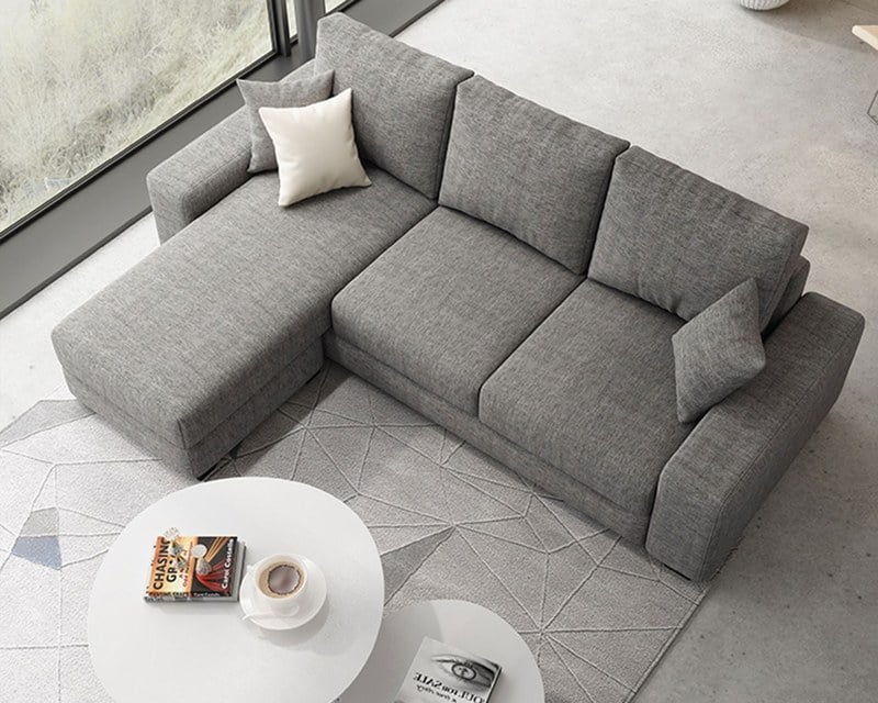 采軒 L 型布沙發 小宅最愛款｜可移動腳椅 × 小坪數合適 × 平價好入手 – 方願系列