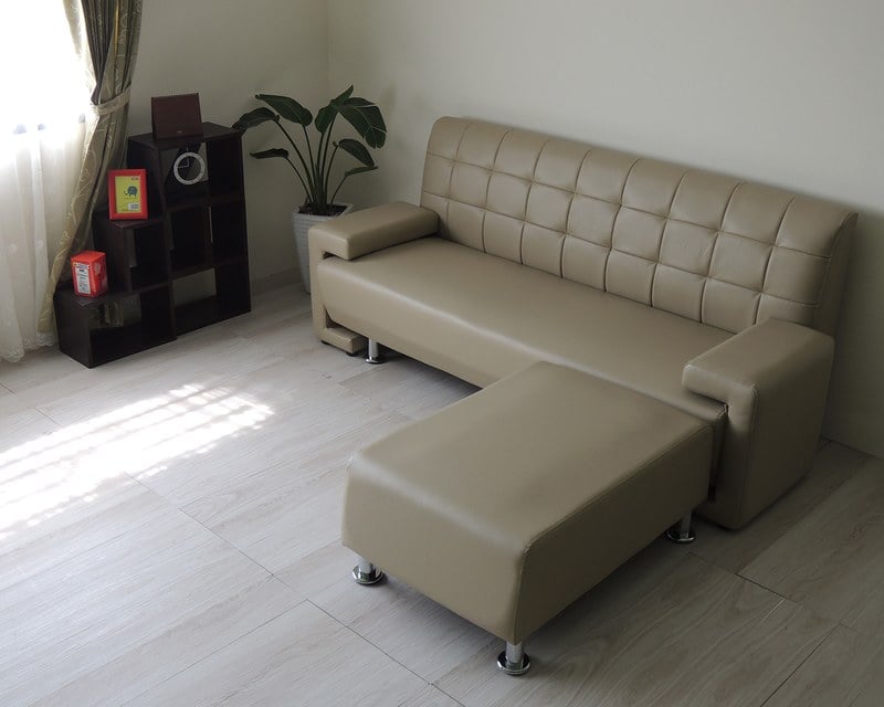 YKS-日式簡約款L型皮沙發(三色)