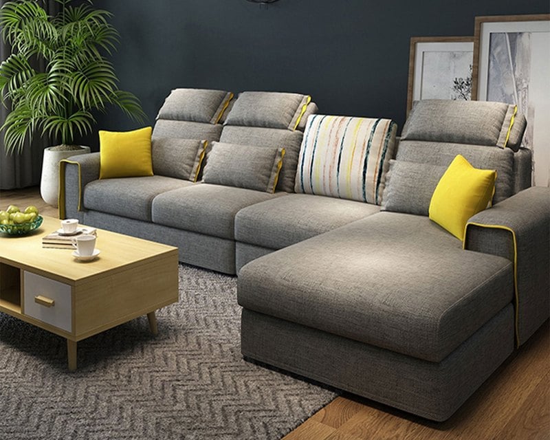 YKS-康緹L型布沙發-獨立筒版(四款可選)