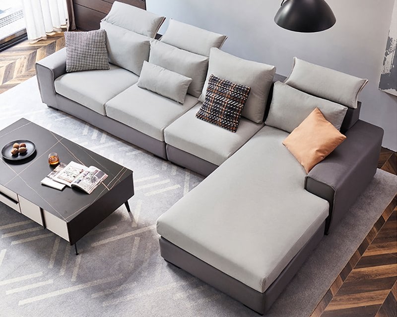 YKS-維亞L型布沙發(四色)