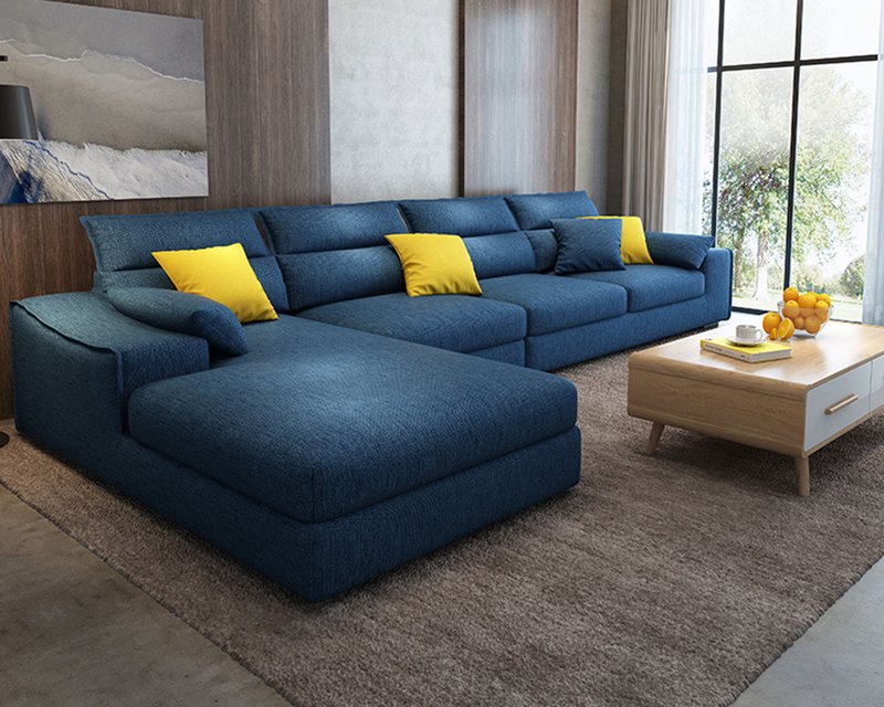 葛瑞絲L型布沙發｜獨立筒坐墊 × 可變換左右設計 × 方願平價首選