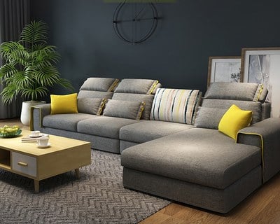 YKS-康緹L型布沙發-獨立筒版(四款可選)