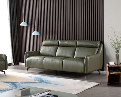 現場展示品出清-擇木深耕-亞德三人座真皮沙發