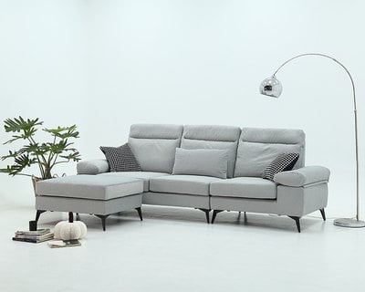 現場展示品出清-擇木深耕-迪恩娜L型貓抓布沙發