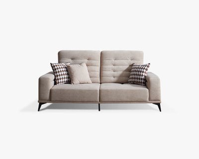 擇木深耕-卡緹雅三人座貓抓布沙發