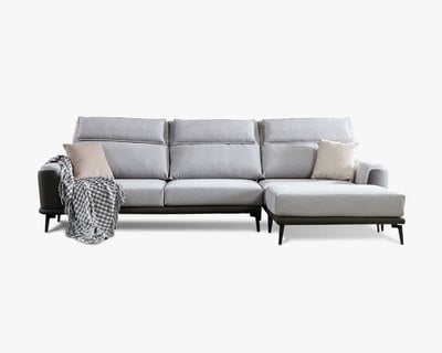 擇木深耕-勞倫斯L型貓抓布沙發