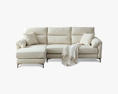 達芬奇 L 型貓抓布沙發｜比利時貓抓布 × 高密度彈力棉坐墊 × 十年骨架保固 – 擇木深耕系列