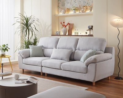 〔芭芭拉 L 型涼感布沙發〕｜機能涼感紗 × 防潑水耐磨 × 左右型自由配置 – 擇木深耕