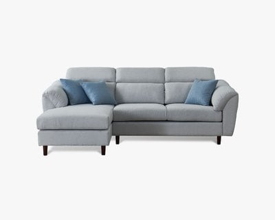 〔帕爾馬 L 型布沙發〕｜防潑水布料 × 可調頭靠 × 左右型自由擺放 – 擇木深耕