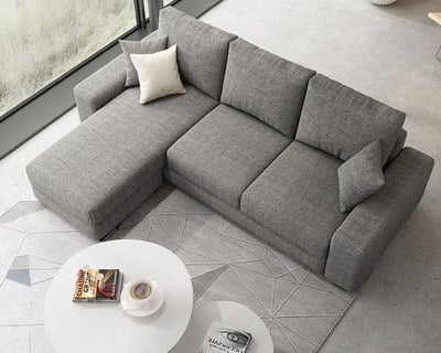 采軒 L 型布沙發 小宅最愛款｜可移動腳椅 × 小坪數合適 × 平價好入手 – 方願系列