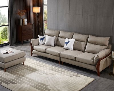 擇木深耕-哥本哈根L型貓抓皮沙發