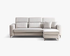 維洛納L型貓抓布沙發｜耐磨防潑水 × 可調式頭靠 × 可拆洗布套  – 擇木深耕