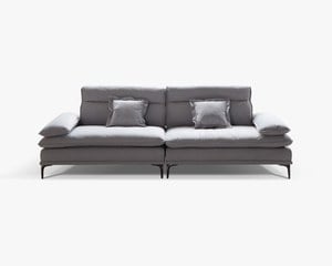 艾登 一字型貓抓布沙發｜舒柔貓抓布 × 羽絨＋高密度彈力坐墊 × 十年骨架保固 – 擇木深耕系列