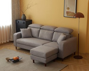 露比 L 型獨立筒布沙發｜獨立筒彈簧 × 可拆洗布套 × 平價小宅首選 – 方願系列