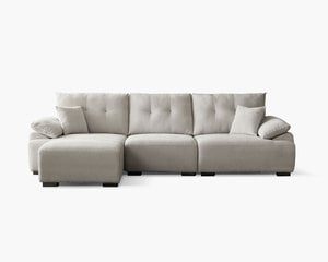 雪菲爾L型布沙發｜耐磨防潑水 × 可拆洗布套 × 兩段式背靠 – 擇木深耕