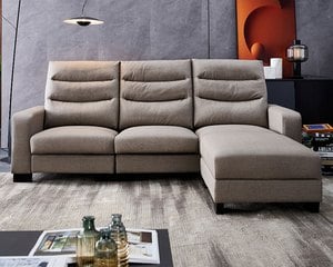 現場展示品出清-擇木深耕-喬堤L型貓抓皮收納沙發