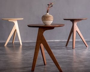 擇木深耕-純粹。簡約造型小茶几 邊几 邊桌(二色)