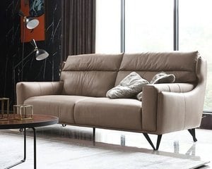 擇木深耕-艾瑞爾三人座真皮沙發