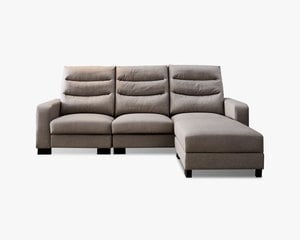 現場展示品出清-擇木深耕-喬堤L型貓抓皮收納沙發