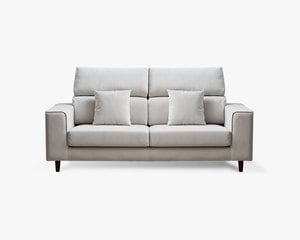 弗洛拉 三人座貓抓布沙發｜皮絨貓抓布 × 防潑水耐磨 × 獨立筒坐墊 – 擇木深耕