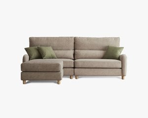 〔哈莉特 L 型貓抓布沙發〕｜防油防污防潑水 × 移動式腳椅 × 左右型自由擺放 – 擇木深耕