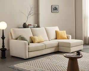 現場展示品出清-擇木深耕-米蓮娜L型貓抓布沙發(左/右型)