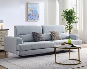 科羅拉 四人座涼感布沙發｜冰感涼感布 × 高密度彈力坐墊 × 十年骨架保固 – 擇木深耕系列