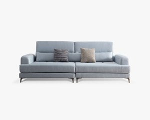 科羅拉 四人座涼感布沙發｜冰感涼感布 × 高密度彈力坐墊 × 十年骨架保固 – 擇木深耕系列