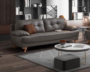 擇木深耕-昂列三人座真皮沙發