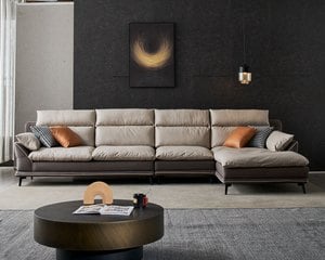 現場展示品出清-擇木深耕-布達佩斯L型布沙發-特大組(左/右型)