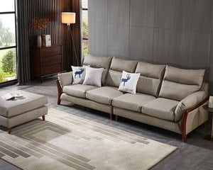 擇木深耕-哥本哈根L型貓抓皮沙發