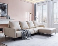 擇木深耕-卡瓦尼L型貓抓皮沙發