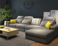 YKS-康緹L型布沙發-獨立筒版(四款可選)